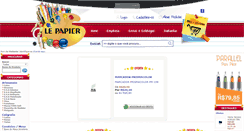 Desktop Screenshot of lepapier.com.br